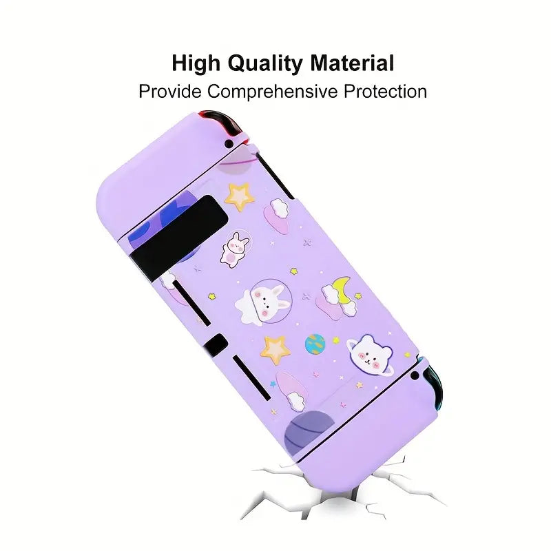 Purple Bunny Kawaii Nintendo Switch Protective Case