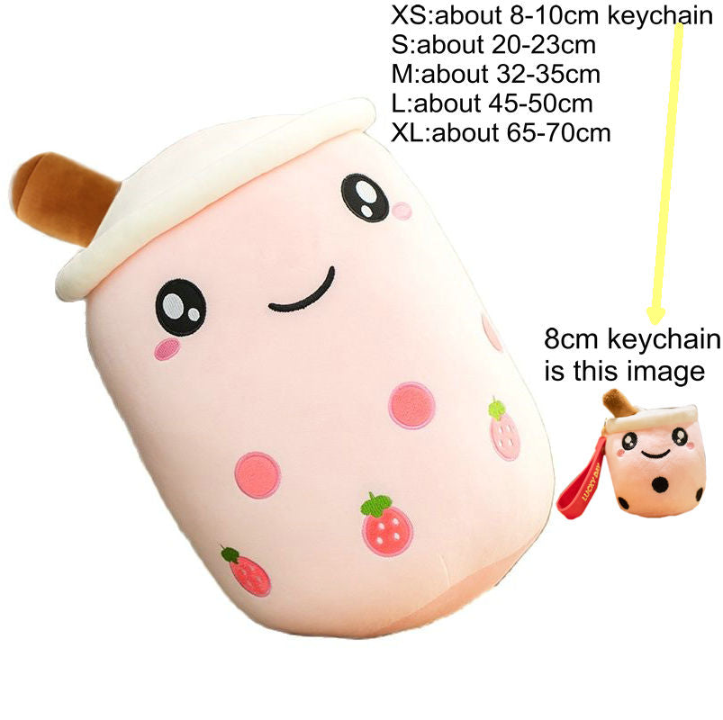 Cute Boba Milk Tea Plushie Toy