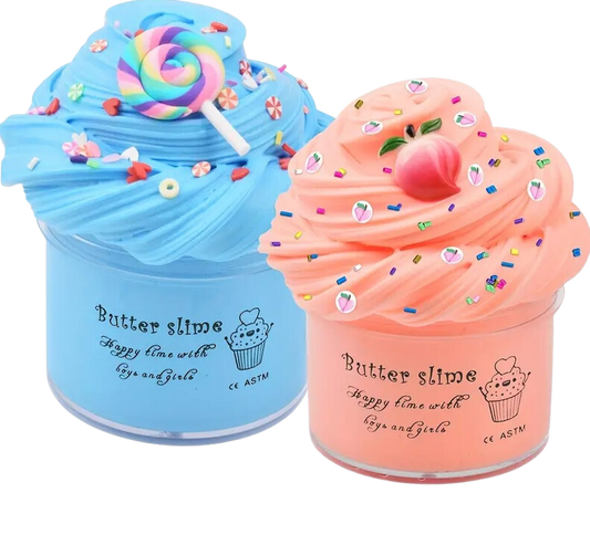 Two Large Scented DIY Butter Slime Kit